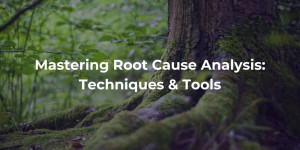 Root Cause Analysis: Techniques and Tool for Problem Solving